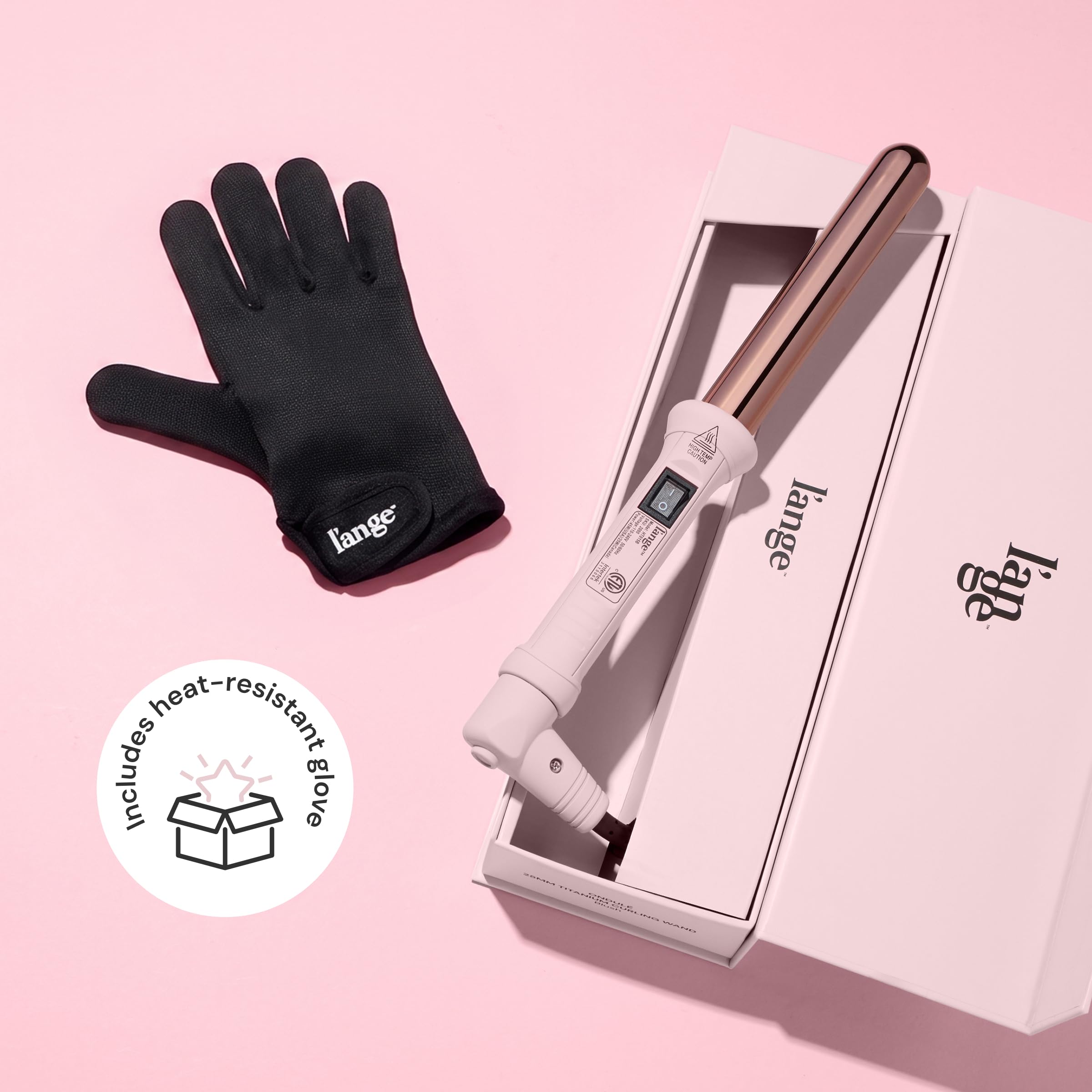 Amazon.com: L'ANGE HAIR Ondulé 25MM Titanium Curling Wand